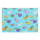 Zomer Zwembad Float Pattern Kussensloop (Achterkant-Rechts)