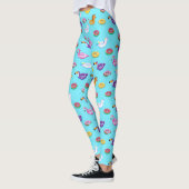 Zomer Zwembad Float Pattern Leggings (Links)