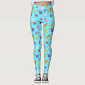 Zomer Zwembad Float Pattern Leggings (Voorkant)