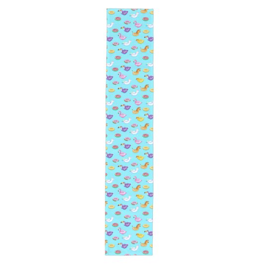 Zomer Zwembad Float Pattern Medium Tafelloper (Voorkant)