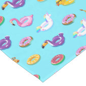 Zomer Zwembad Float Pattern Medium Tafelloper (Hoek)