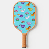 Zomer Zwembad Float Pattern Pickleball Paddle (Achterkant)