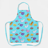 Zomer Zwembad Float Pattern Schort (Voorkant)