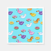 Zomer Zwembad Float Pattern Servet (Voorkant)