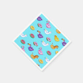 Zomer Zwembad Float Pattern Servet (Hoek)