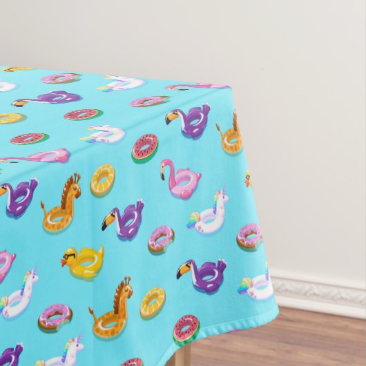 Zomer Zwembad Float Pattern Tafelkleed (Voorbeeld)