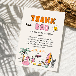 Zomer Zwembad Halloween Verjaardagsfeest Bedankkaart