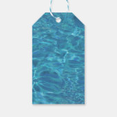 Zomer Zwembad Leuk Feest Verjaardag Dank u Cadeaulabel (Achterkant)