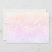 Zomer Zwembad Party Sweet 16 Zonnebril Verjaardag Kaart (Achterkant)