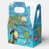 Zomer Zwembad Party Tropische Verjaardag Bedankdoosjes (Geopend)