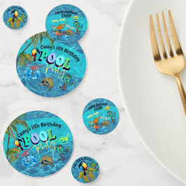 Zomer Zwembad Party Verjaardag Splash Confetti