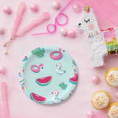 Zomer Zwembad Party Verjaardagspapier Bord (Feest)