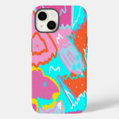 Zomer Zwembad Vibes Abstracte kunst Case-Mate iPhone Case (Achterkant)