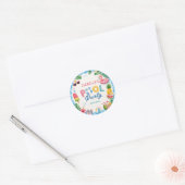 Zomer zwembadfeestje sticker (Envelop)