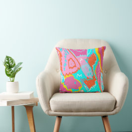 Zomer zwembadvibes Abstracte print Kussen