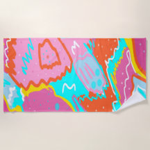 Zomer zwembadvibes Abstracte print