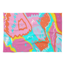 Zomer zwembadvibes Abstracte print