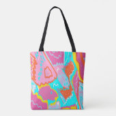 Zomer zwembadvibes Abstracte print Tote Bag (Achterkant)