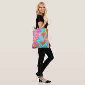 Zomer zwembadvibes Abstracte print Tote Bag (Op model)