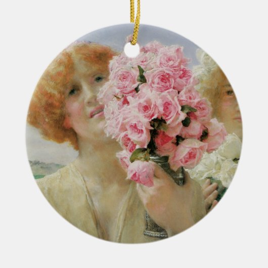 Zomeraanbod van Sir Lawrence Alma-Tadema Keramisch Ornament (Voorkant)
