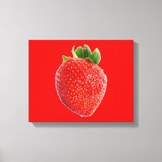 zomeraardbei canvas afdruk (Voorkant)