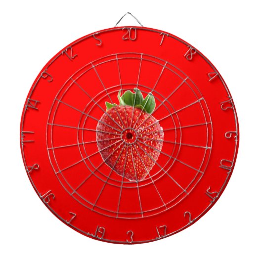 zomeraardbei dartbord (Voorkant)