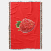 zomeraardbei deken (Voorkant Verticaal)