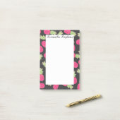 zomeraardbeien Tropische anananas Post-it® Notes (Op bureau)