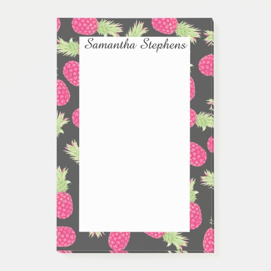 zomeraardbeien Tropische anananas Post-it® Notes (Voorkant)