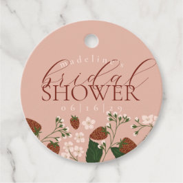 Zomeraardbeien Vrijgezellenfeest Bedankjes Labels