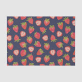 Zomeraardbeivruchtenpatroon Tissuepapier (Voorkant)