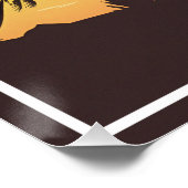 Zomerachtergrond met palmbomen-32134 perfect poster (Hoek)