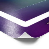 Zomerachtergrond met palmbomen-56790 foto afdruk (Hoek)