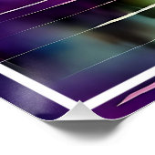 Zomerachtergrond met palmbomen-56790 perfect poster (Hoek)