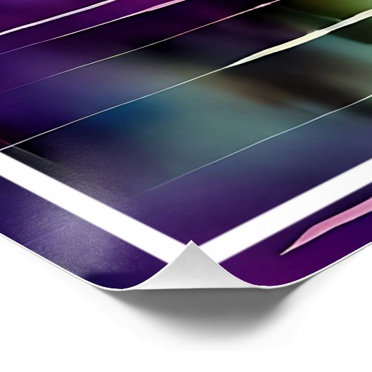 Zomerachtergrond met palmbomen-56790 perfect poster (Hoek)