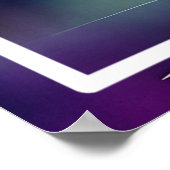 Zomerachtergrond met palmbomen-56790 poster (Hoek)