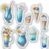 Zomerattracties Sticker (Voorkant)