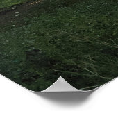 Zomeravond, Bute Park, Cardiff Poster (Hoek)