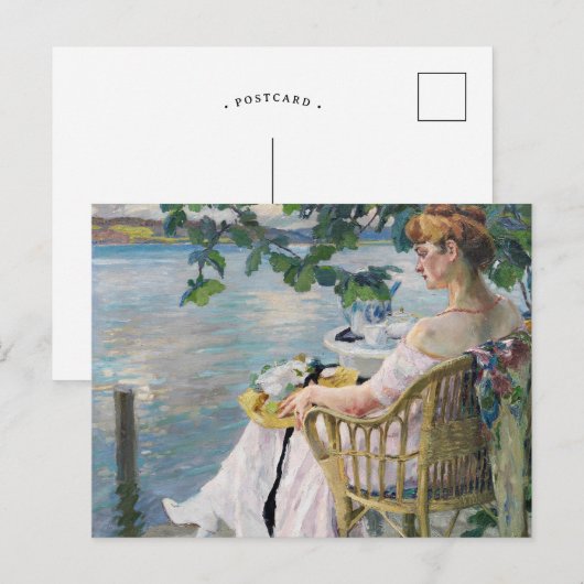zomeravond | Edward Cucuel Briefkaart (Voorkant / Achterkant)