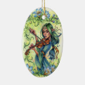 Zomeravond Fiddler Ornament Fairy Elf Viool (Rechts)