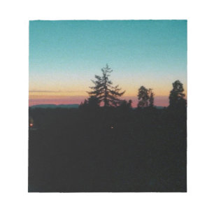 Zomeravond in de Pacific Northwest Notitieblok