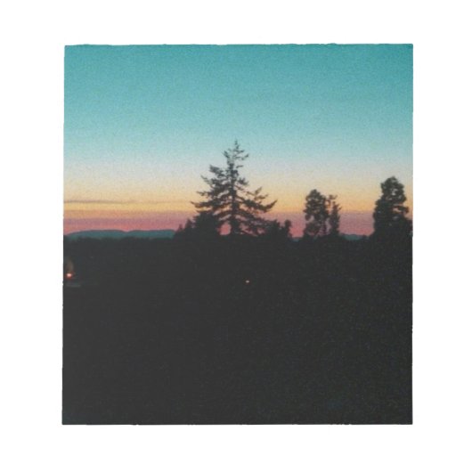 Zomeravond in de Pacific Northwest Notitieblok (Voorkant)