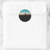 Zomeravond in de Pacific Northwest Ronde Sticker (Tas)