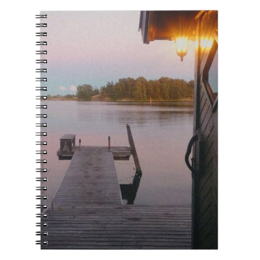 Zomeravond in de Zweedse archipel Notitieboek (Voorkant)