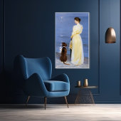 Zomeravond in Skagen, P.S.Krøyer, Kunst Poster