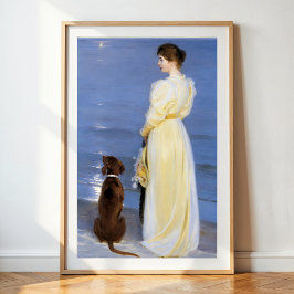 Zomeravond in Skagen, P.S.Krøyer, Kunst Poster