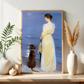 Zomeravond in Skagen, P.S.Krøyer, Kunst Poster