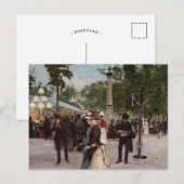 Zomeravond in Tivoli | Paul Fischer Briefkaart (Voorkant / Achterkant)