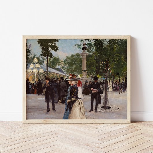 Zomeravond in Tivoli | Paul Fischer Poster