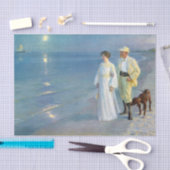 Zomeravond op het strand bij Skagen, P.S. Kroyer Tissuepapier (Craft)